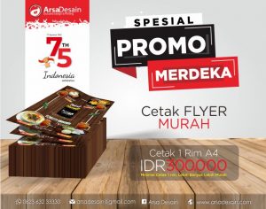 Promo Merdeka DESAIN DAN PERCETAKAN DI MEDAN  